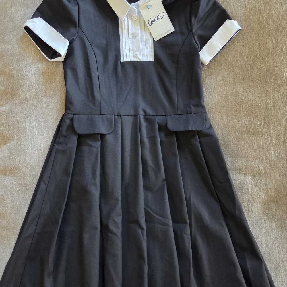 Chic Black and White Kids Formal Dress Nwt